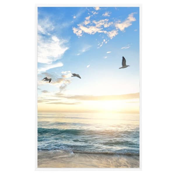 Fotoramar 3 st för bord vit 10x15 cm MDF