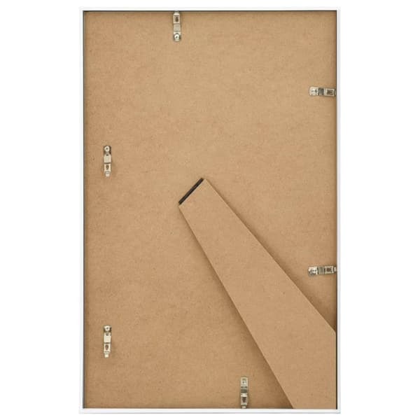 Fotoramar 3 st för bord vit 10x15 cm MDF