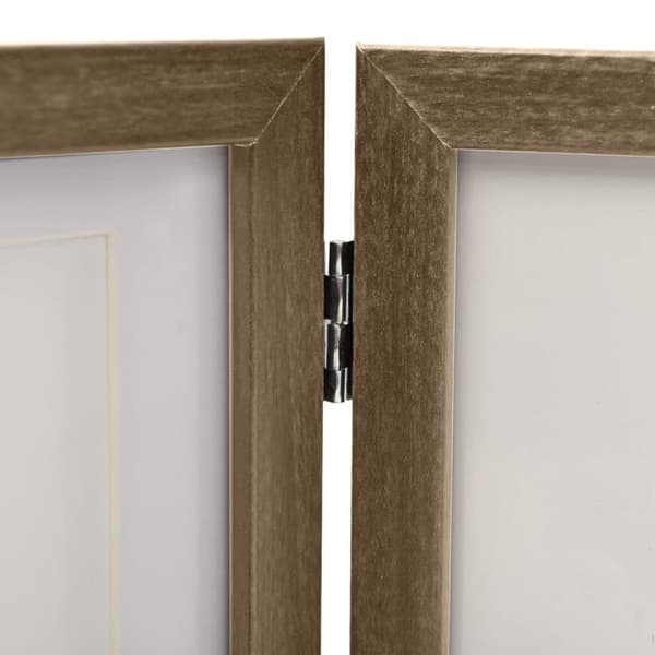 folderamme til 3 billeder 22x15 cm + 2x(10x15 cm) lysebrun