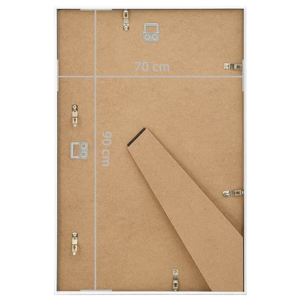 Valokuvakehyskollaasi 5 kpl seinälle/pöydälle valk. 70x90cm MDF