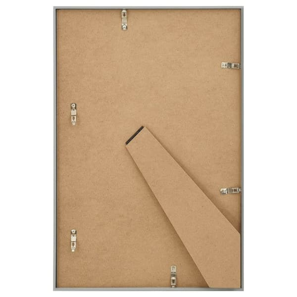 billedrammer 3 stk. til bord 21x29,7 cm MDF sølvfarvet
