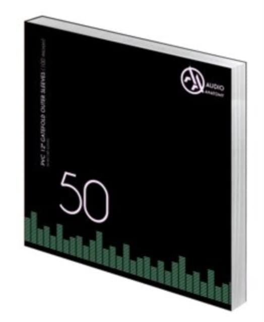 50 X 12Inch PVC Gatefold Outer Sleeves (100 Micron)