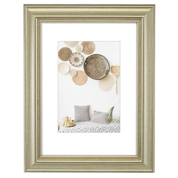 Plastfotoram "Lobby", guld, 10 x 15 cm
