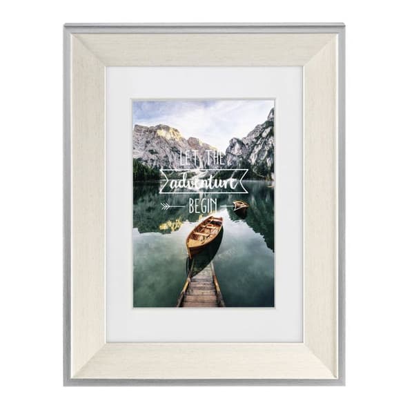 Fotoram - HAMA - SIERRA - Vit plast - 10x15 cm - Modern design