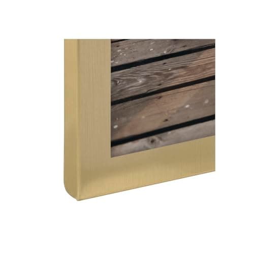 Hama Riva - Enkel bildram - aluminium - glas - guld - bord - vägg - 10 x 15 cm - rektangulär (00193112)