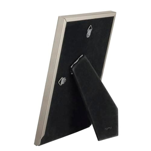 Hama Riva - Enkelt billedramme - aluminium - glas - titanium - bord - væg - 13 x 18 cm - rektangulær (00193114)