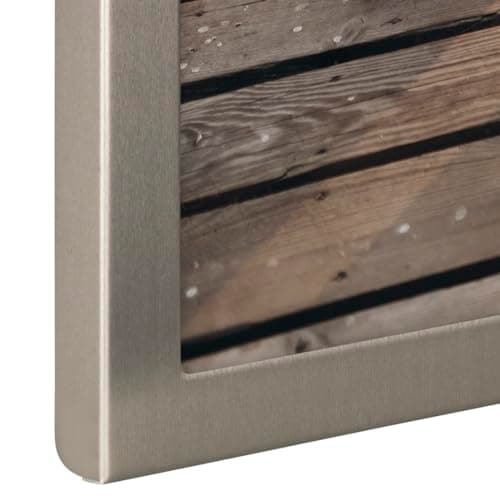 Hama Riva - Enkelt billedramme - aluminium - glas - titanium - bord - væg - 13 x 18 cm - rektangulær (00193114)