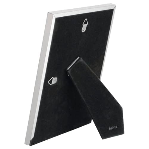 Hama Valentine - Enkelt billedramme - aluminium - sølv - mat - bord - 13 x 18 cm (00193102)