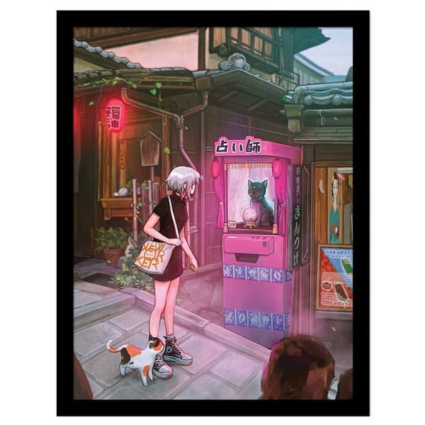 Ivy Dolamore Fortune Teller Framed Poster Multicoloured 40cm x 30cm