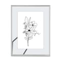 Miniatyrbild 1 av 3: Ram med foton - Blommor - Silver - 10 x 15 cm - Glas - Metall