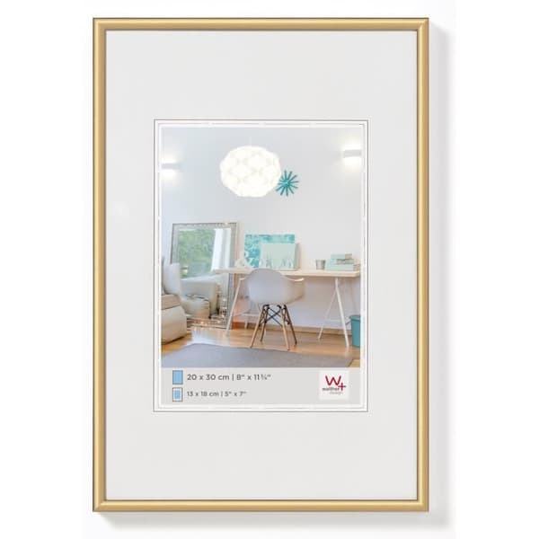 Plastram 29,7x42 cm - Ny livsstil - KV-profil - Guld - Gul - Väggdekoration