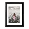 Miniatyrbild 1 av 4: Swing plast fotoram, svart, 40 x 50 cm