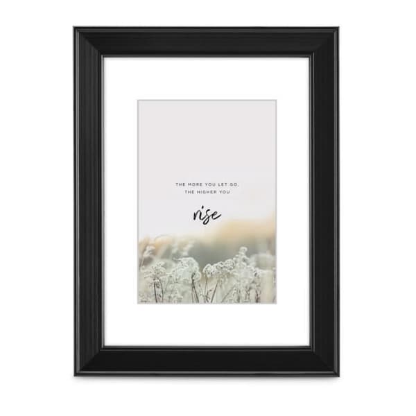 Rise träfotoram, svart, 30 x 40 cm