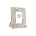 Miniatyrbild 1 av 3: Fotoram DKD Home Decor Vit Naturell Glas Mangoträ Indier 20 x 1,3 x 25 cm