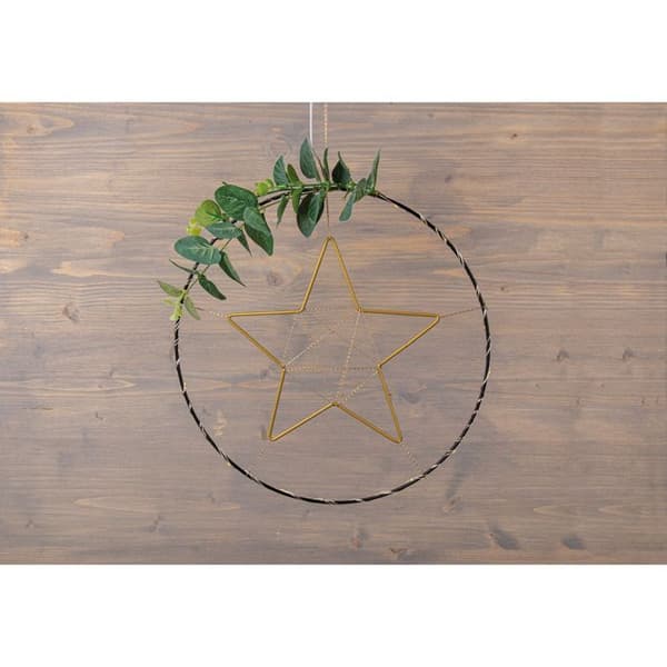 Metallring “Star”, set om 3, guld