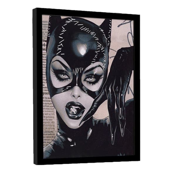 DC Comics Catwoman Pearls Catwoman Pearl Framed Poster