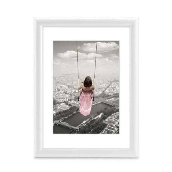 Ram med foton - Swing - Vit - 20 x 30 cm - Plast - Modern design