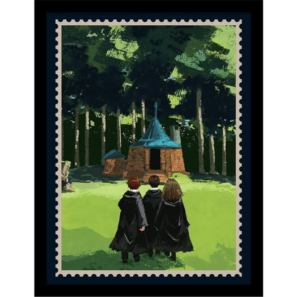 Harry Potter Looking Forward Hagrids koja Inramad affisch Multicoloured 45cm x 35cm