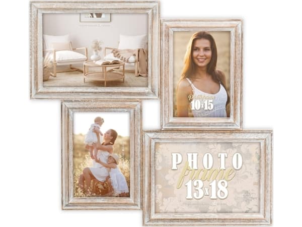 Fotoram ZEP Rosel Natural 4Q Galerie Holz 2x10x15 2x13x18 AC446B