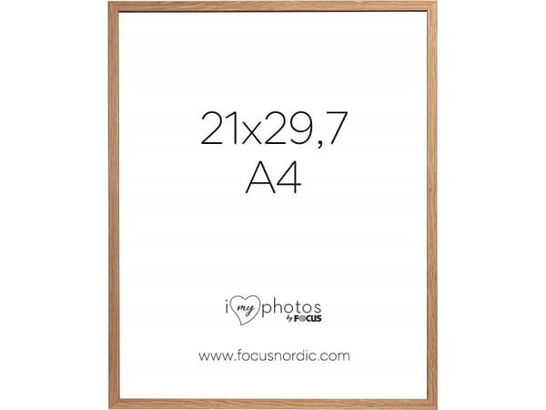Nuotraukų rėmelis Focus Rock Oak veneer 21X29,7 (A4)