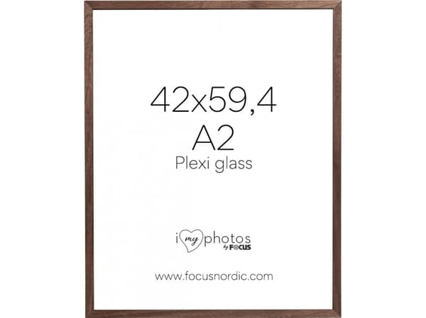 Ramka Focus Focus Soul Walnut veneer 42X59,4 (A2) Plexi