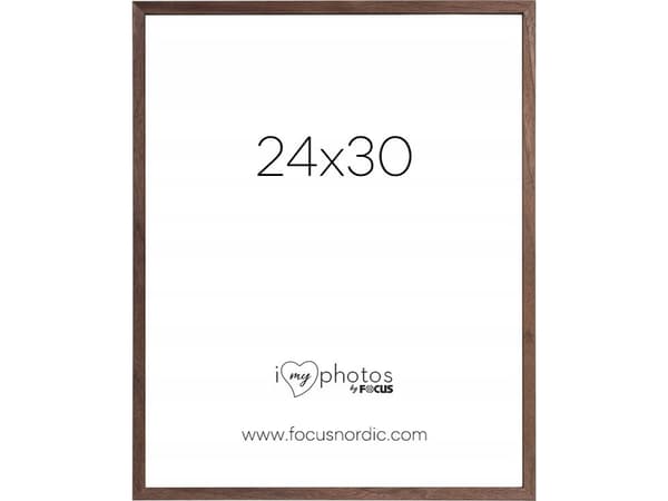 Fotoramme Focus Rock valnøtt kryssfiner 24X30