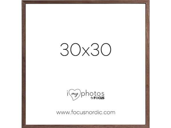 Nuotraukų rėmelis Focus Rock Walnut veneer 30X30