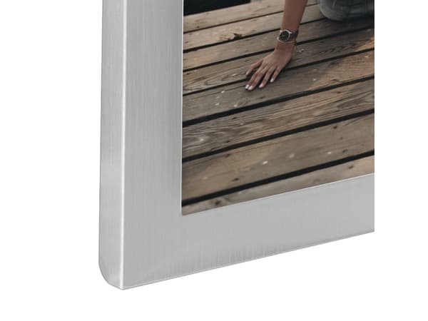 Hama 00193109, Enkel bilderamme, Aluminium, Sølv, Bord, Vegg, 10 x 15 cm, Rektangulær