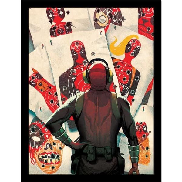 Deadpool Shooter Framed Poster Multicoloured 40cm x 30cm