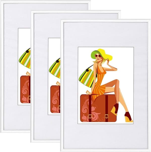 Rootz billedrammesæt - Fotorammer - Displayrammer - Holdbart design - Alsidig skærm - Stilfuld indretning - Størrelser 10x15cm til 50x70cm