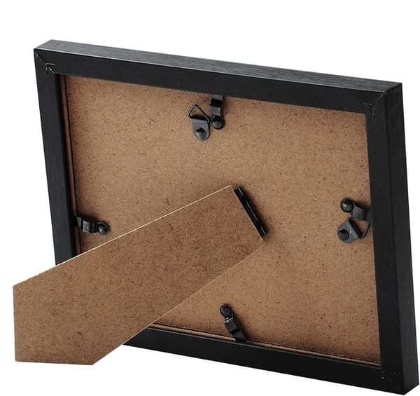 Rootz billedrammersæt - Fotorammer - Displayrammer - MDF og plexiglas af høj kvalitet - Alsidig væg- og hyldemontering - Stilfuldt design - Forskellig