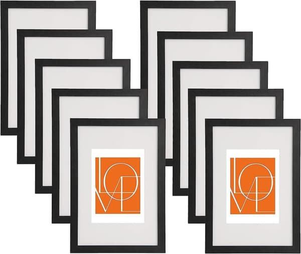 Rootz Premium tavelramar - Fotoramar - Displayramar - Slitstark MDF av E1-kvalitet - Mångsidig vägg- och hyllmontering - Skyddsplexiglas - Flera storl