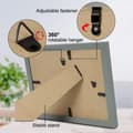 Miniatyrbillede 6 af 8: Rootz Premium billedrammer - Fotorammer - Displayrammer - Fugtbestandig - Alsidig hængende eller stående - E1 MDF - Forskellige størrelser fra 10x15 c