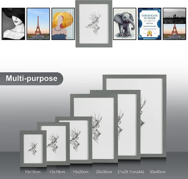 Rootz Premium billedrammer - Fotorammer - Displayrammer - Tilpasset design - Alsidig skærm - Konstruktion af høj kvalitet - Flere størrelser fra 10x15