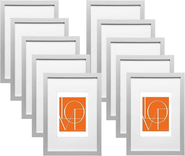 Rootz tavelramar Set - Fotoramar - Displayramar - Slitstark E1 Grade MDF - Mångsidig vägg- och hyllmontering - Snygg modern design - Flera storlekar f