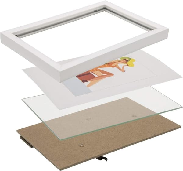 Rootz tavelramar - Fotoramar - Displayramar - Mångsidig vägg- eller hyllamontering - Slitstark plast med glasskydd - Snygg design - Olika storlekar fr