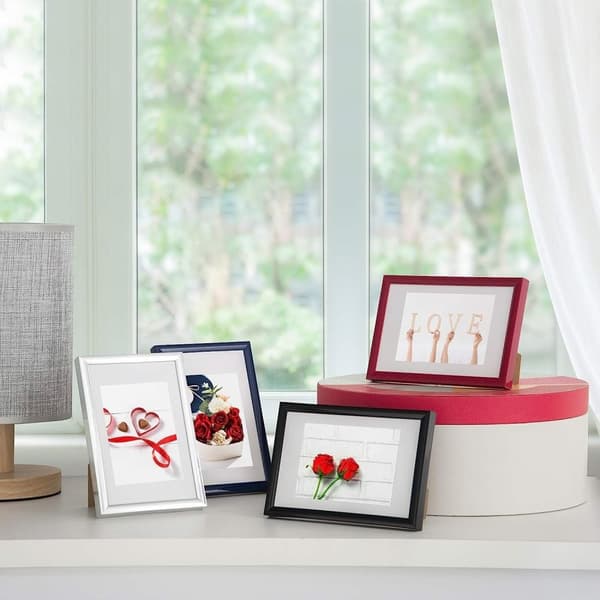 Rootz tavelramar - Fotoramar - Displayramar - Mångsidig vägg- eller hyllamontering - Slitstark plast med glasskydd - Snygg design - Olika storlekar fr