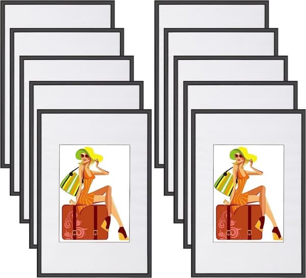 Rootz tavelramar - Fotoramar - Displayramar - Mångsidig montering på vägg och hyllor - Slitstark högkvalitativ plast och glas - Snygg design i flera f