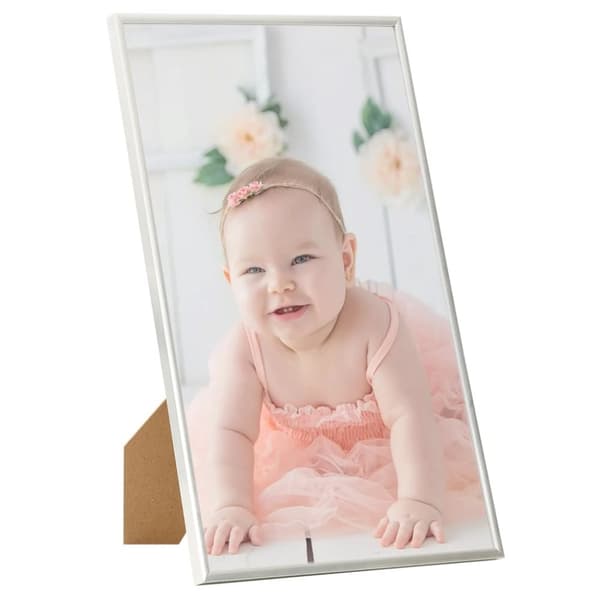 vidaXL Fotoramar 3 st för bord silver 13x18cm MDF -  Bildramar