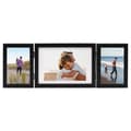 Miniatyrbillede 3 af 8: The Living Store folderamme til 3 billeder 22x15 cm + 2x(10x15 cm) sort -  Fotorammer