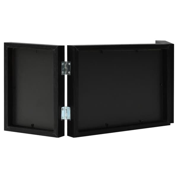 The Living Store folderamme til 3 billeder 22x15 cm + 2x(10x15 cm) sort -  Fotorammer