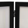Miniatyrbillede 6 af 8: The Living Store folderamme til 3 billeder 22x15 cm + 2x(10x15 cm) sort -  Fotorammer