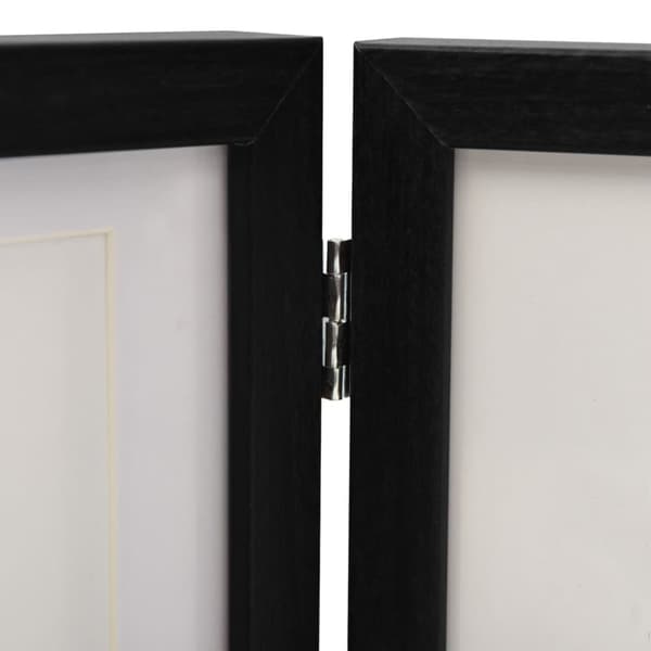The Living Store folderamme til 3 billeder 22x15 cm + 2x(10x15 cm) sort -  Fotorammer