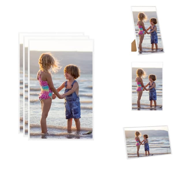 Fotorammer - Living billedrammer 3 stk. til bord 13x18 cm MDF hvid
