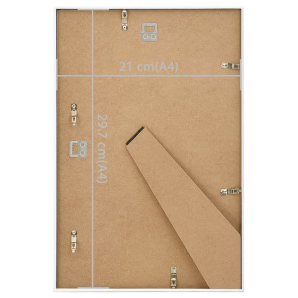 Fotoramar 3 st för vägg eller bord vit 21x29,7 cm MDF - Fotoram - Fotoramar - Home & Living
