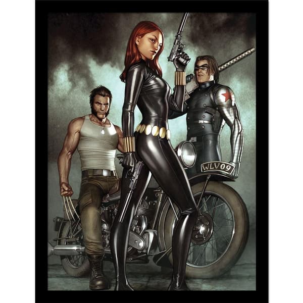 Black Widow Deadly Origin Vol 1 Framed Poster Multicoloured 40cm x 30cm