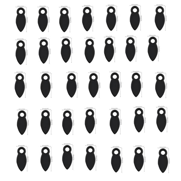 INF Clips til billedramme (50 stk.) Sort