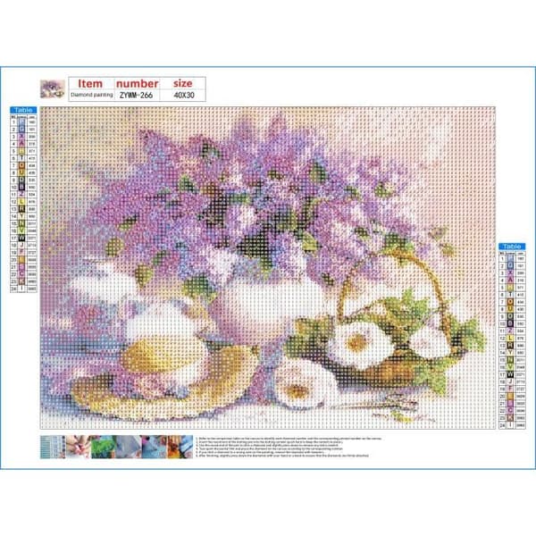 5d diamantmålning full av diamanter diy diamantbroderi dekorativ målning dekoration 30*40-bukett