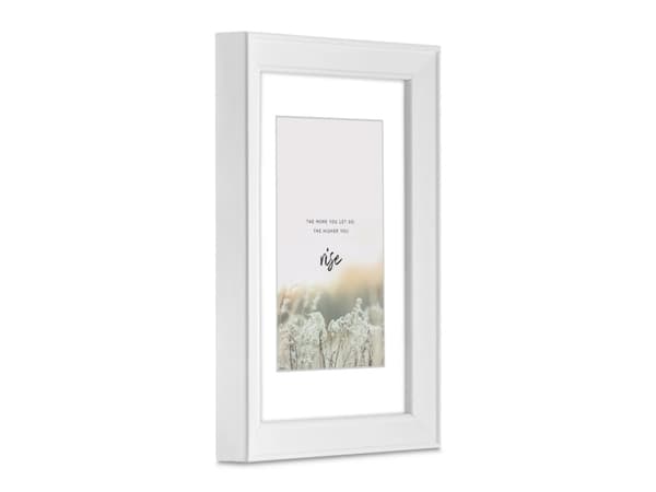 Hama Rise, Enkel tavelram, Trä, Vit, Bord, 15 x 20 cm, Rektangulär