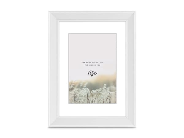 Hama Rise, Enkel tavelram, Trä, Vit, Bord, 15 x 20 cm, Rektangulär